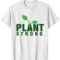 Plant Strong Vegan Vegetable Gift T-Shirt for Men
