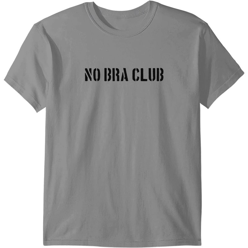 T-shirt No Bra Club pour jeunes en gris — T-shirts pour hommes