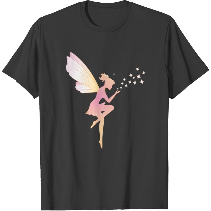 T-shirt Pixie pour hommes en noir