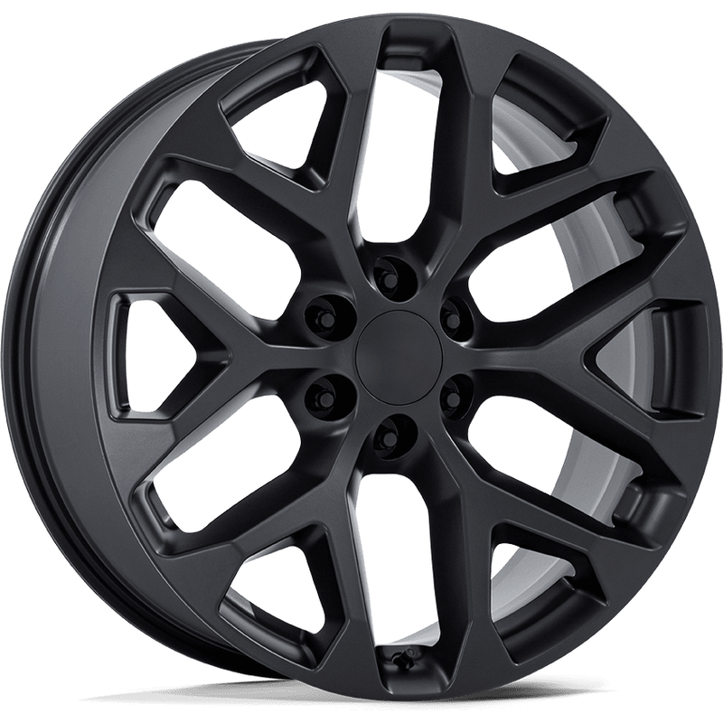 Performance Replicas PR177 Satin Black 22x9 Rims 6x139.7 Bolt Pattern — Wheels & Rims