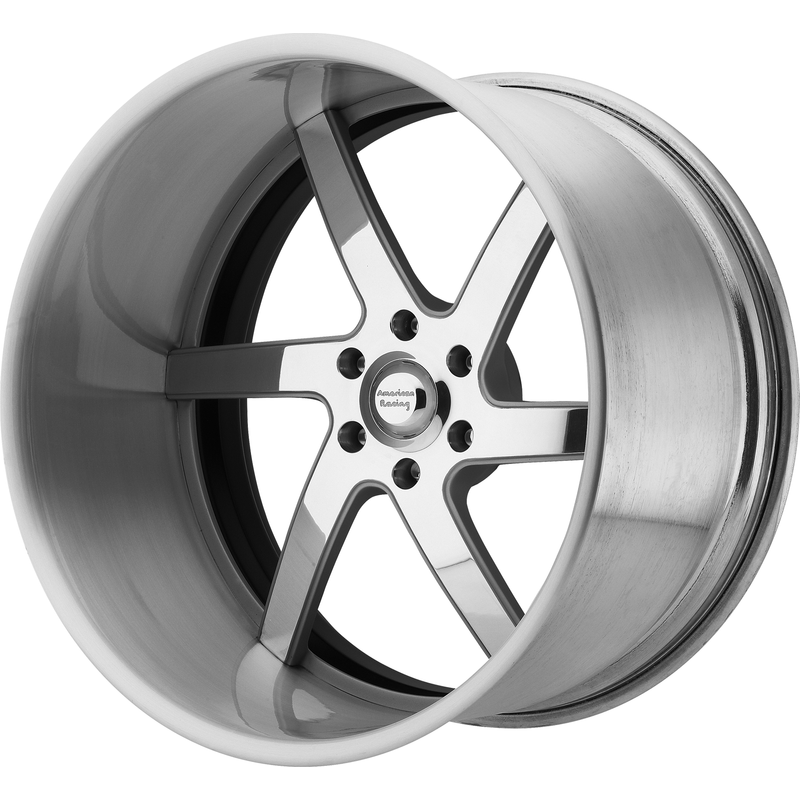 American Racing VF485 Polished Wheels - 24x10 - 6x139.7 Bolt Pattern — Wheels & Rims