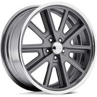 American Racing VN407 Cobra 17x10 Mag Gray Polish Barrel Wheels — Wheels & Rims