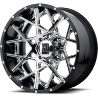 XD Series XD203 Chopstix Chrome Center Wheel - 22x10 -6x135 Bolt Pattern