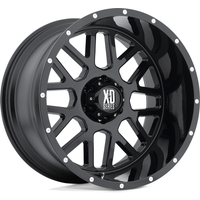 XD Series XD820 Grenade Satin Black 20x10 Rims - 5x139.7 Bolt Pattern — Wheels & Rims
