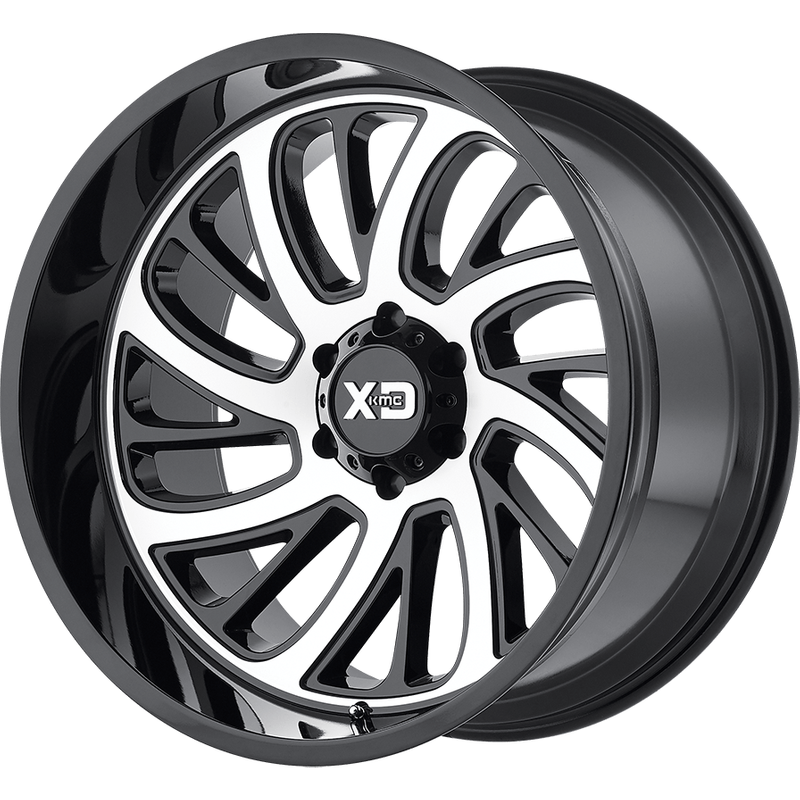 XD Series XD826 Surge Machined Black Wheels - 20x10 - 6x139.7 — Wheels & Rims