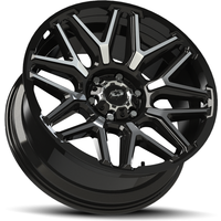 Roues Vision Off Road 305 Rekluse Noir Brillant Usiné 20x9 — Roues et jantes