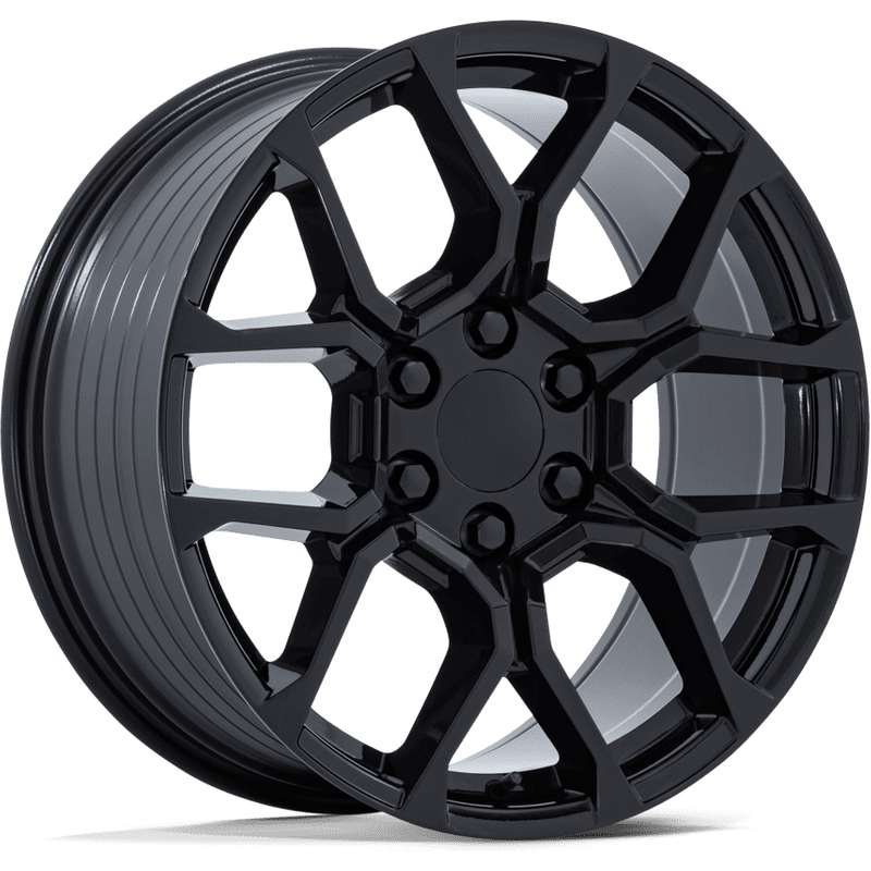 Performance Replicas PR233 Gloss Black 20x9 Wheels 6x139.7 Bolt Pattern — Wheels & Rims