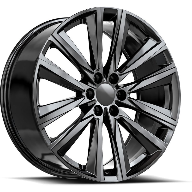 O.E. Revolution CAD-37 Gloss Black 26x10 Wheels 6x139.7 Bolt Pattern — Wheels & Rims