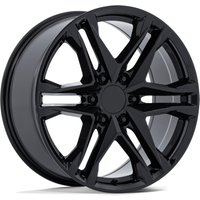 Performance Replicas PR238 Gloss Black 18x8.5 Wheels 6x132 Bolt Pattern