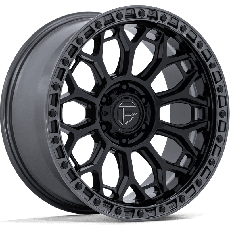 Fuel FC901 Talon Gloss Black Wheels with Gunmetal Lip - 17x8.5 — Wheels & Rims