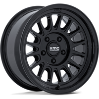 KMC Wheel KM733 Impact FFT Gloss Black - 17x8.5 - 6x130 - 25 Offset