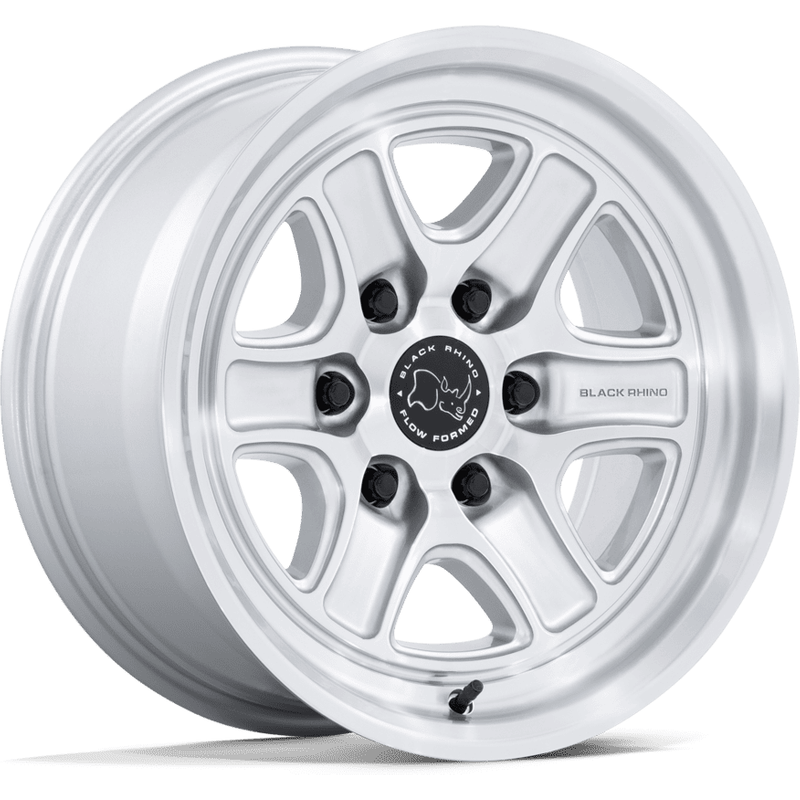 Roues Black Rhino BR032 Echo Argent Machiné - 17x8.5 - 6x135 — Roues et jantes