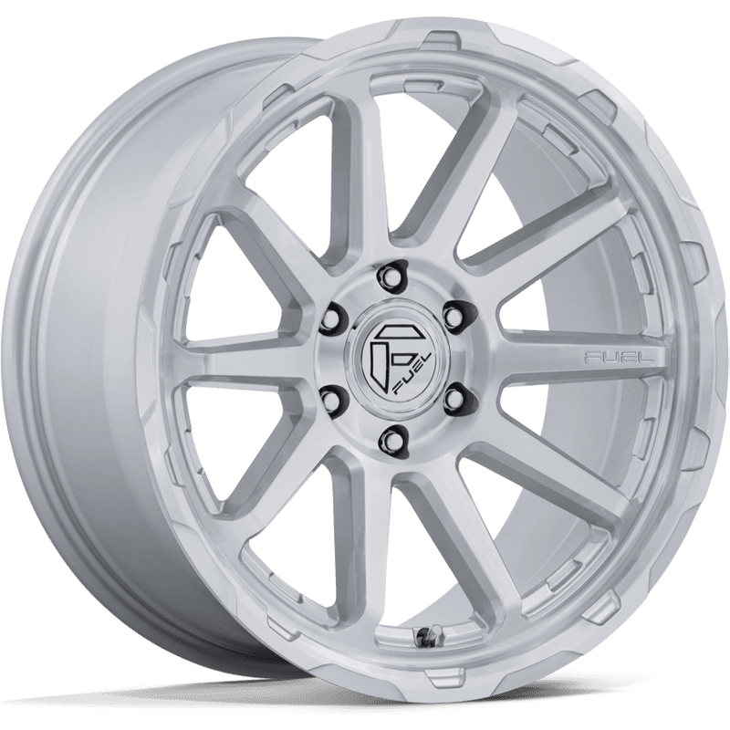 Roues Fuel FC887 Circuit Argent Machiné - 17x8.5 - 5x127 - 25 Offset — Roues et jantes