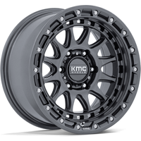 KMC KM556 Crux Gunmetal 17x8.5 Rims 5x127 Bolt Pattern 0 Offset