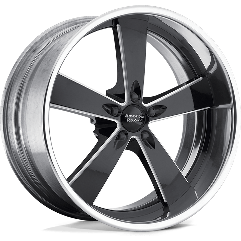 American Racing VN472 Burnout Gloss Black Milled Wheels - 20x11 — Wheels & Rims