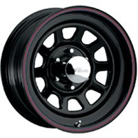 Pacer 342B Black Daytona Rims - 17x9 - 6x139.7 Bolt Pattern