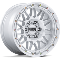 KMC Wheel KM555 Attack Machined Silver - 17x8.5 - 5x127 - 0 Offset