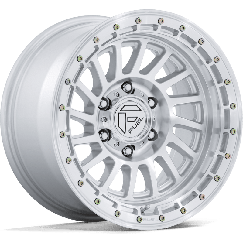 Fuel Wheel FC897 Havoc Machined Silver - 17x9 - 5x127 Bolt Pattern — Wheels & Rims