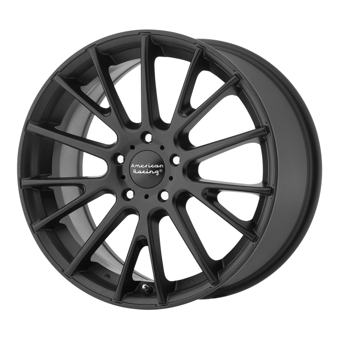 American Racing AR904 Satin Black Wheels 17x7 40mm Offset 5x114.3 BP — Wheels & Rims