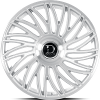 Roues Dolce Luxury Sesto Glossy Silver Brush Face 22x9.5