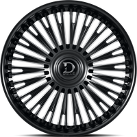 Dolce Luxury Razzo Glossy Black Wheels - 22x9.5 - 6x135 - 18 Offset