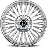 Dolce Luxury Razzo Chrome Wheels - 22x9.5 - 6x135 Bolt Pattern