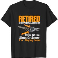 T-shirt pour hommes Retraité Ouvrier en Tôle Tin Knocker Soudeur