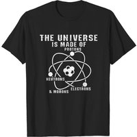 Physics Universe T-Shirt for Men in Black — Mens T Shirts