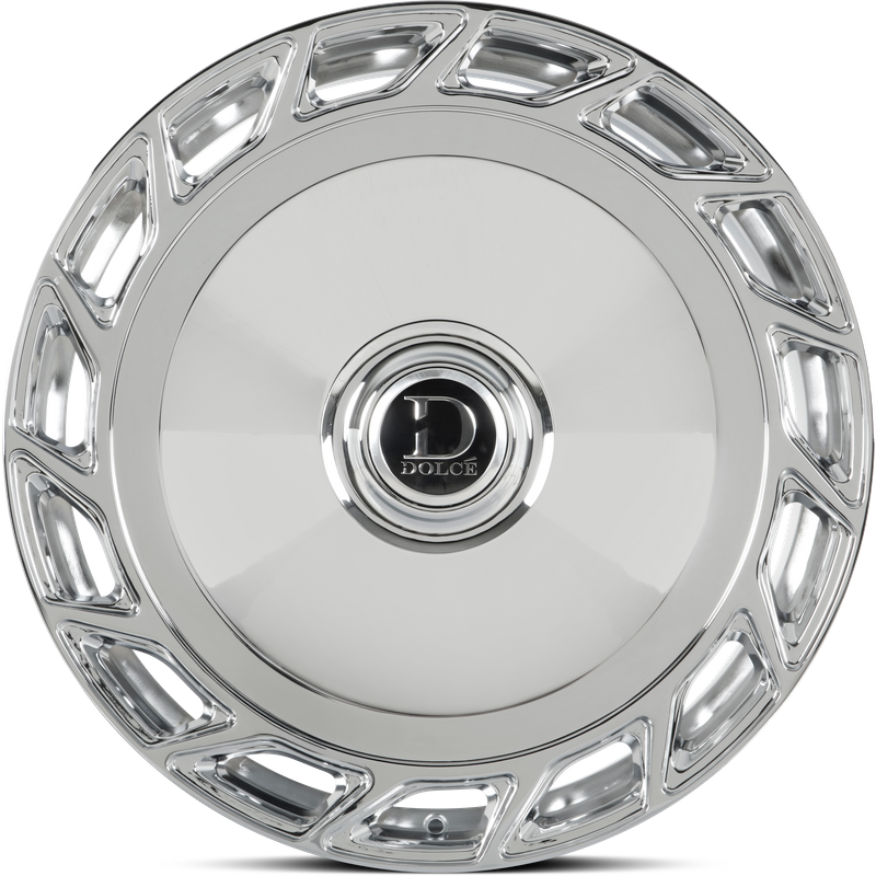 Roues Dolce Luxury Bigboy Chrome - 24x10 - Motif de boulon 6x135 — Roues et jantes