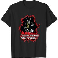 T-shirt Nino Brown pour hommes en rouge, blanc, jaune et noir