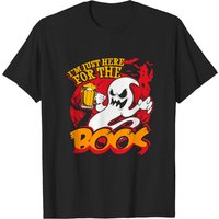 T-shirt d'Halloween Je Suis Juste Ici Pour Les Boissons — T-shirts pour hommes