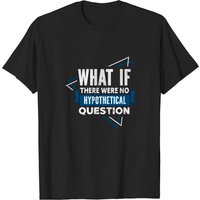 T-shirt Philosopher pour hommes en noir