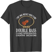 Double Bass T-shirt for Men in Black