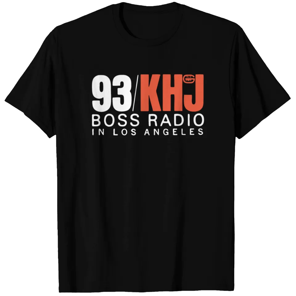 T-shirt pour hommes 93 KHJ Boss Radio 2