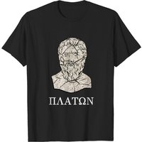 T-shirt Plato pour hommes en noir — T-shirts pour hommes