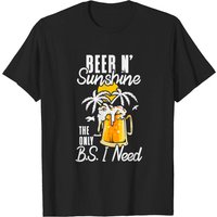 Beer Sunshine Vintage T-Shirt for Men