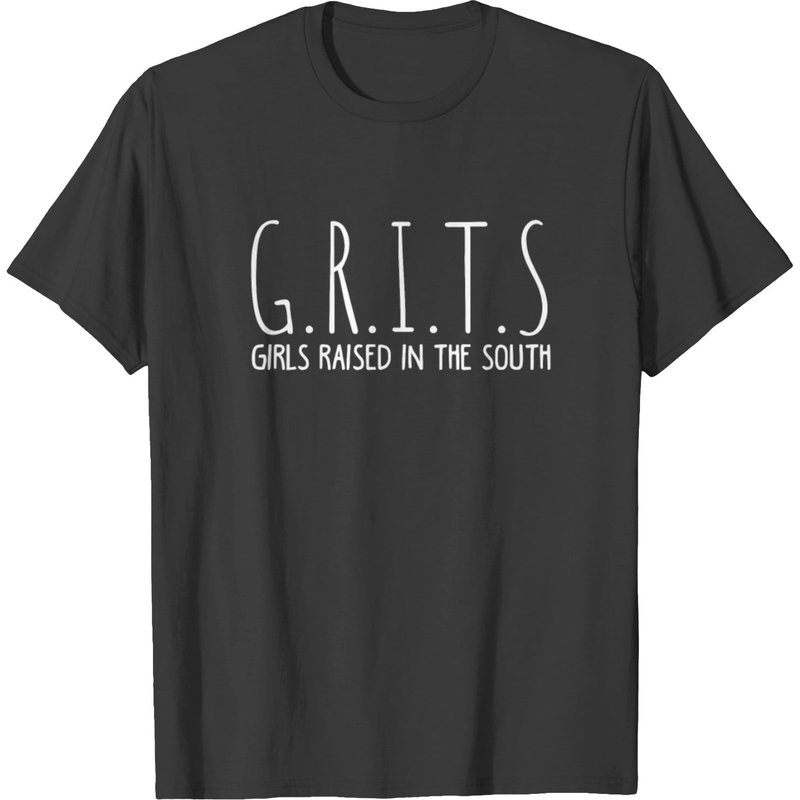 T-shirt Grits Girl Raised In The South Southern Beller pour hommes — T-shirts pour hommes