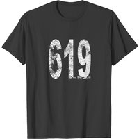 T-shirt pour hommes Vintage San Diego Code de zone 619 — T-shirts pour hommes