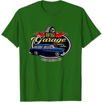 T-shirt Blue Nomad Garage de Voitures Classiques pour Hommes — T-shirts pour hommes