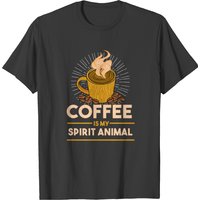 T-shirt Coffee Is My Spirit Animal pour hommes — T-shirts pour hommes