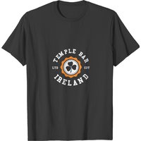 T-shirt pour hommes Temple Bar Dublin Ireland Shamrock Irish Badge — T-shirts pour hommes