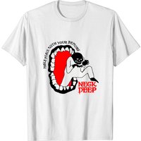 Neck Deep Merch Peace Demons Grey T-Shirt for Men