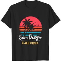 T-shirt Vintage San Diego Californie pour Hommes — T-shirts pour hommes