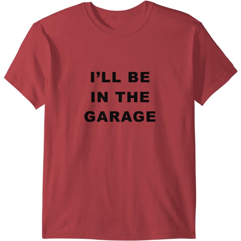 T-shirt I'll Be In The Garage pour jeunes — T-shirts pour hommes