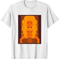 Trixie And Katya Orange Poster T-shirt for Men