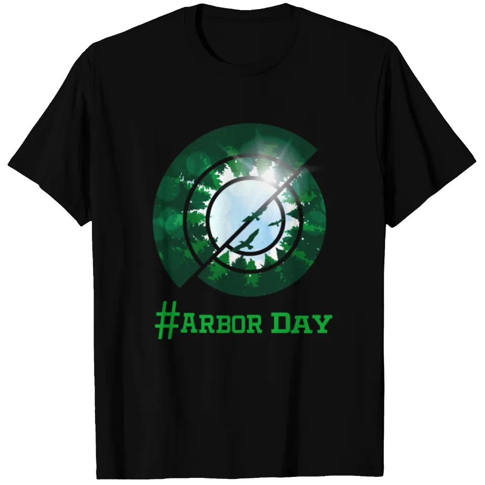 T-shirt Arbor Day Arbres Bois Air Pur Changement Climatique pour Hommes