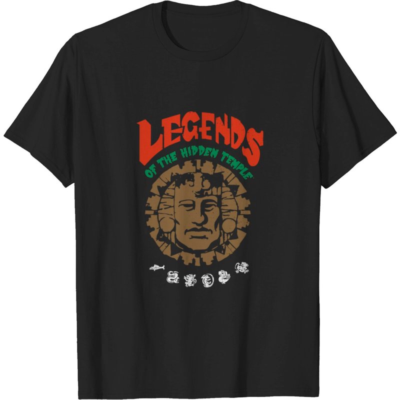 T-shirt Vintage Poster Legends Of The Hidden Temple pour hommes — T-shirts pour hommes