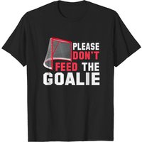 Hockey T-shirt Veuillez ne pas nourrir le gardien pour hommes