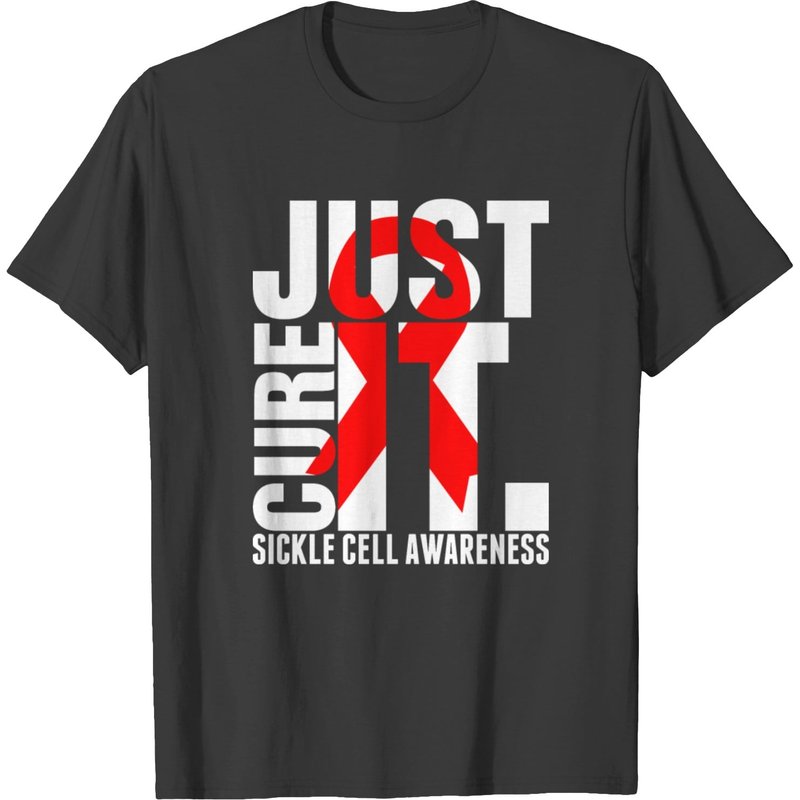Just Cure It Sickle Cell Awareness T-Shirt for Men — Mens T Shirts