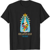 T-shirt Our Lady Or Lujan pour hommes en noir